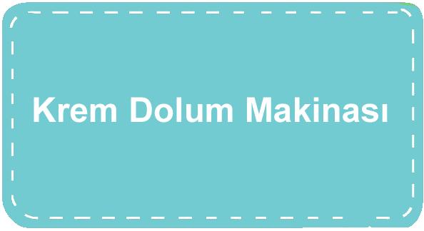  Krem Dolum Makinası 